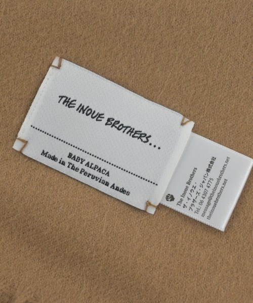 THE INOUE BROTHERS（ザイノウエブラザーズ）マフラー 茶 サイズ:- メンズ/2200621984019