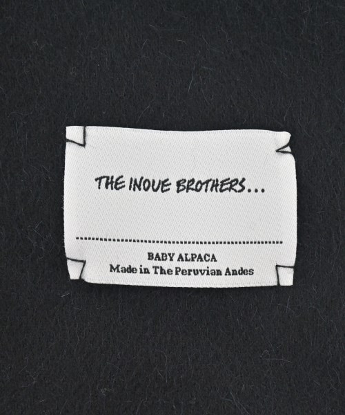 THE INOUE BROTHERS（ザイノウエブラザーズ）マフラー 黒 サイズ:- メンズ/2200631532040