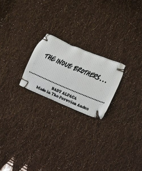 THE INOUE BROTHERS（ザイノウエブラザーズ）マフラー 茶 サイズ:- メンズ/2200674017450