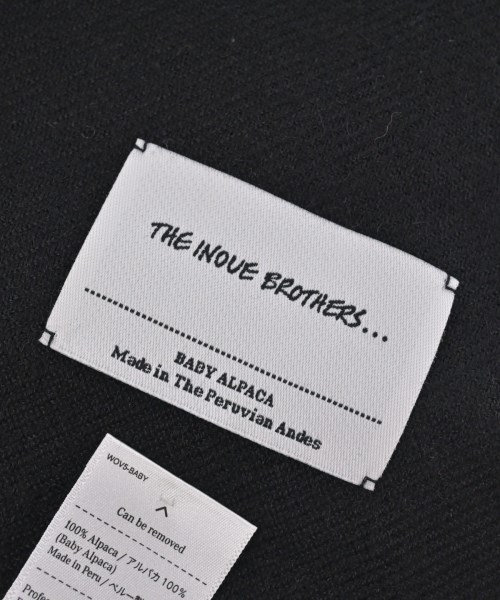 THE INOUE BROTHERS（ザイノウエブラザーズ）ストール 黒 サイズ:- メンズ/2200648596073
