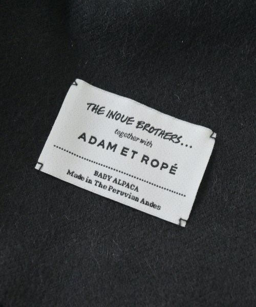 THE INOUE BROTHERS（ザイノウエブラザーズ）マフラー 黒 サイズ:- メンズ/2200659686046