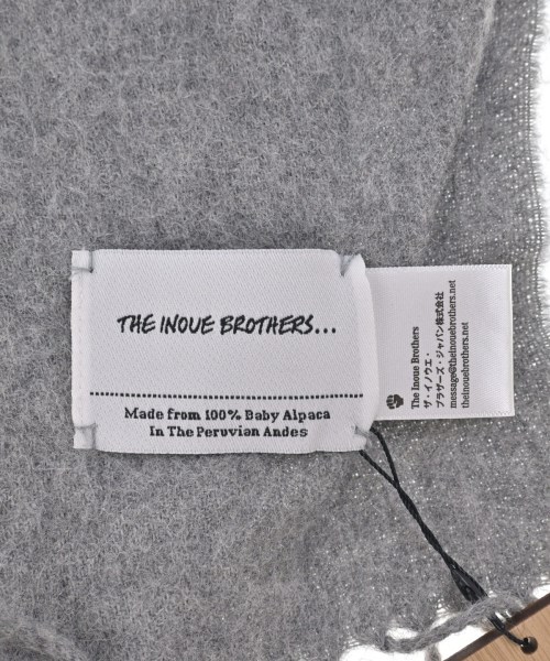 THE INOUE BROTHERS（ザイノウエブラザーズ）マフラー グレー サイズ:- メンズ/2200704225237
