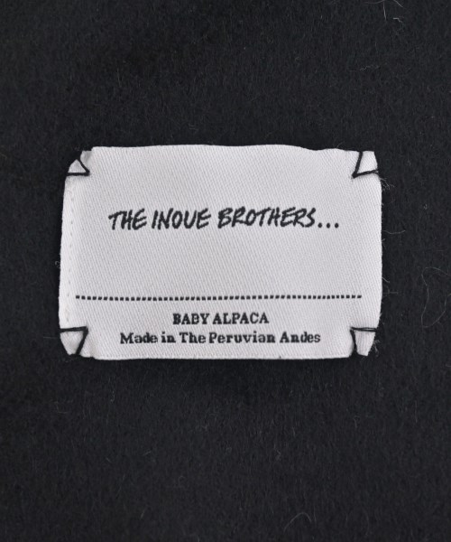 THE INOUE BROTHERS（ザイノウエブラザーズ）マフラー 黒 サイズ:- メンズ/2200705435802