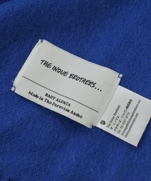 THE INOUE BROTHERS（ザイノウエブラザーズ）ストール 青 サイズ:- メンズ/2200644819268