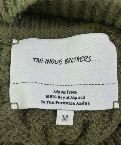 THE INOUE BROTHERS（ザイノウエブラザーズ）ニット・セーター カーキ サイズ:M メンズ/2200667387560