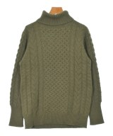 THE INOUE BROTHERS（ザイノウエブラザーズ）ニット・セーター カーキ サイズ:M メンズ/2200667387560