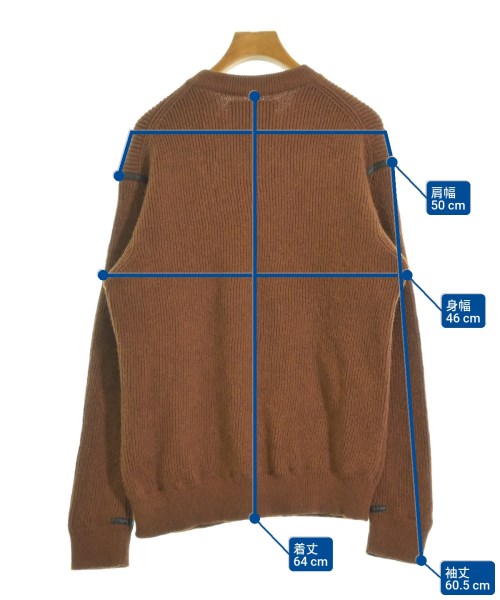 THE INOUE BROTHERS（ザイノウエブラザーズ）ニット・セーター 茶 サイズ:M レディース/2200669558012