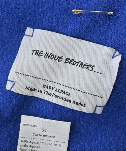 THE INOUE BROTHERS（ザイノウエブラザーズ）マフラー 青 サイズ:- メンズ/2200723921141