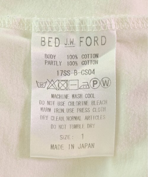 BED J.W. FORD（ベッドフォード）Tシャツ・カットソー 白 サイズ:1(S位) メンズ/2200521184069