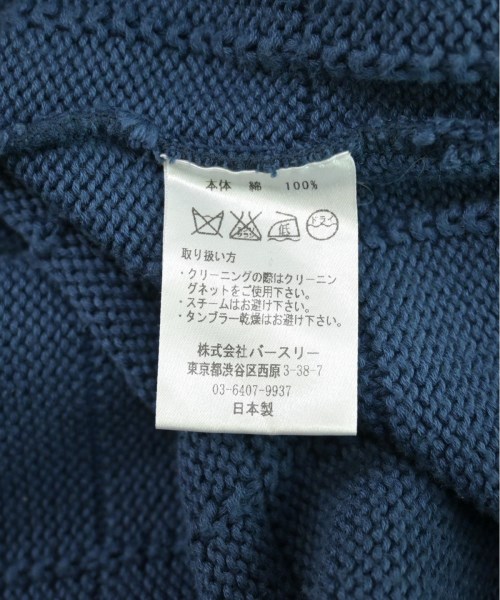 BED J.W. FORD（ベッドフォード）カーディガン 青 サイズ:2(M位) メンズ/2200522791020