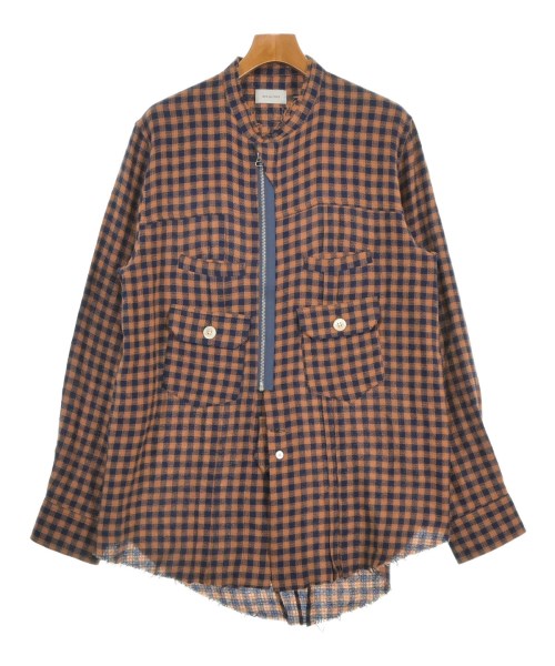 BED J.W. FORD(ベッドフォード)カジュアルシャツ オレンジ サイズ:2(M位)/2200661837290