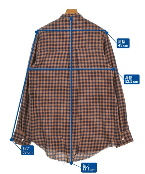 BED J.W. FORD（ベッドフォード）カジュアルシャツ オレンジ サイズ:2(M位) メンズ/2200661837290