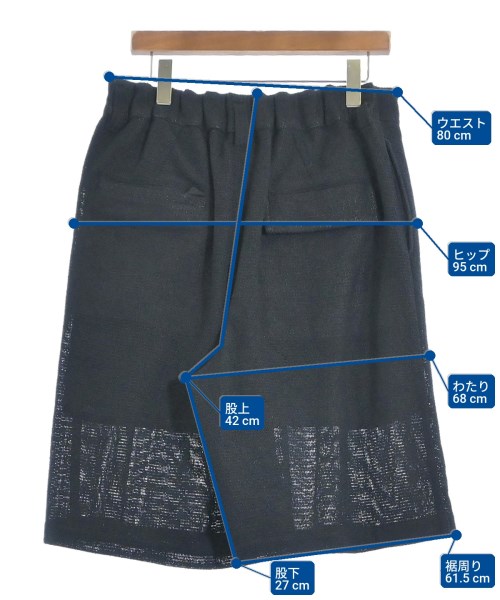 BED J.W. FORD（ベッドフォード）ショートパンツ 黒 サイズ:2(M位) メンズ/2200664882051