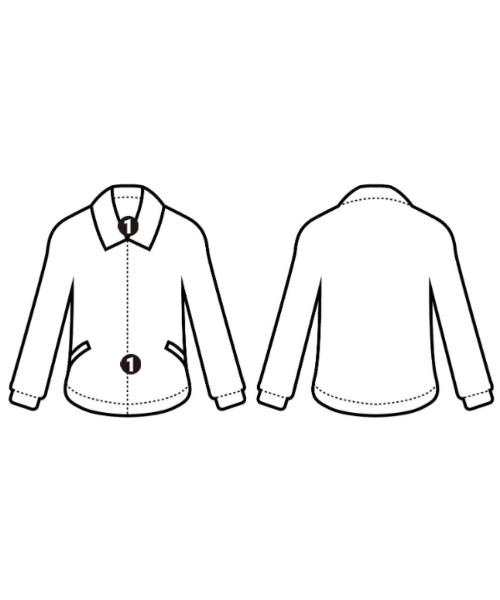 BED J.W. FORD（ベッドフォード）カバーオール 白 サイズ:3(L位) メンズ/2200669828023