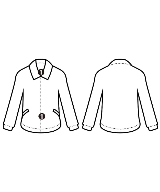 BED J.W. FORD（ベッドフォード）カバーオール 白 サイズ:3(L位) メンズ/2200669828023