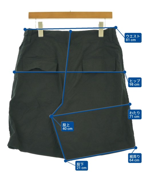 BED J.W. FORD（ベッドフォード）ショートパンツ 黒 サイズ:-(M位) メンズ/2200690147032