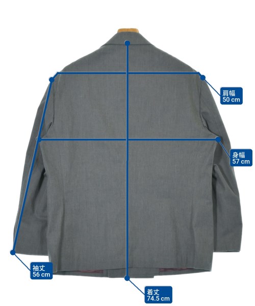 FREEMANS SPORTING CLUB（フリーマンズスポーティングクラブ）カジュアルジャケット グレー サイズ:S メンズ/2200622526027