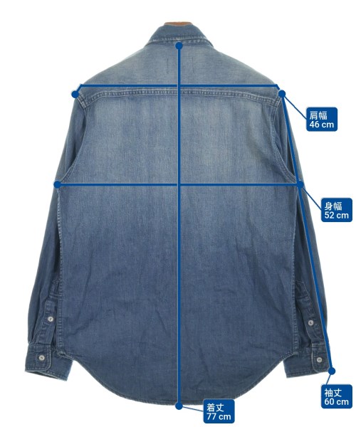 FREEMANS SPORTING CLUB（フリーマンズスポーティングクラブ）カジュアルシャツ 紺 サイズ:S メンズ/2200614132038