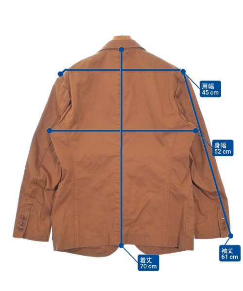 FREEMANS SPORTING CLUB（フリーマンズスポーティングクラブ）カジュアルジャケット 茶 サイズ:3(L位) メンズ/2200619388157