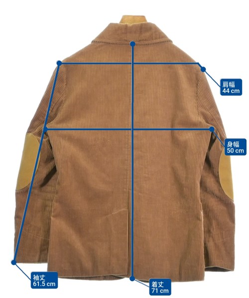 FREEMANS SPORTING CLUB（フリーマンズスポーティングクラブ）カジュアルジャケット 茶 サイズ:M メンズ/2200670306039