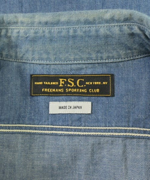FREEMANS SPORTING CLUB（フリーマンズスポーティングクラブ）カジュアルシャツ 青 サイズ:2(M位) メンズ/2200710763044