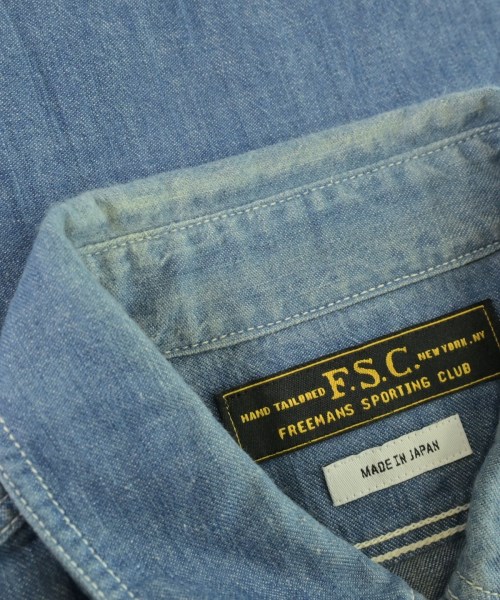 FREEMANS SPORTING CLUB（フリーマンズスポーティングクラブ）カジュアルシャツ 青 サイズ:2(M位) メンズ/2200710763044