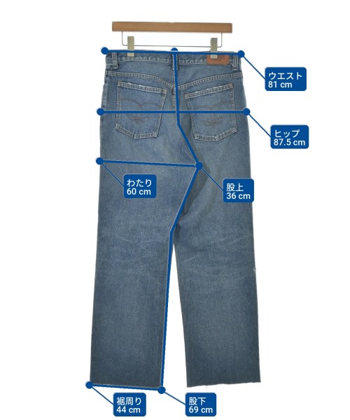 FREEMANS SPORTING CLUB（フリーマンズスポーティングクラブ）デニムパンツ 青 サイズ:30(M位) メンズ/2200716975021