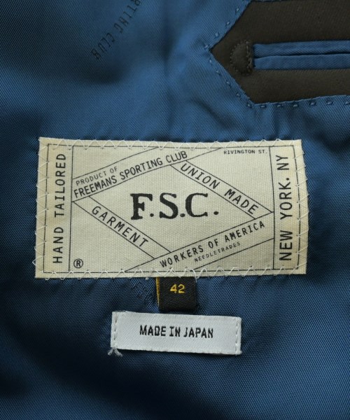 FREEMANS SPORTING CLUB（フリーマンズスポーティングクラブ）カジュアルジャケット 黒 サイズ:42(XS位) メンズ/2200653341026