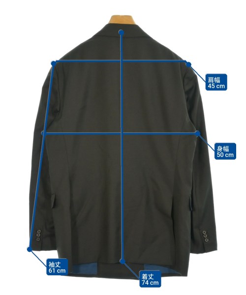 FREEMANS SPORTING CLUB（フリーマンズスポーティングクラブ）カジュアルジャケット 黒 サイズ:42(XS位) メンズ/2200653341026