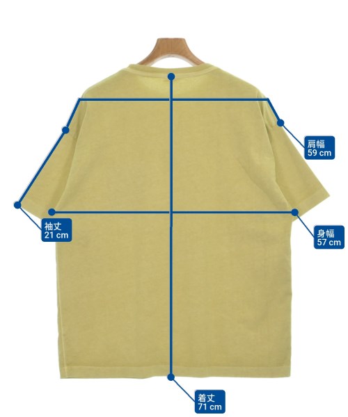 Velva Sheen（ベルバシーン）Tシャツ・カットソー 黄 サイズ:L メンズ/2200598594686