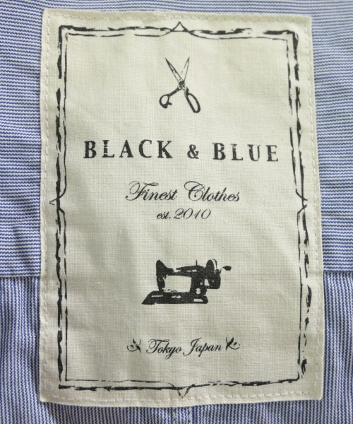BLACK&BLUE（ブラックアンドブルー）カジュアルシャツ 青 サイズ:2(M位) メンズ/2200636518032