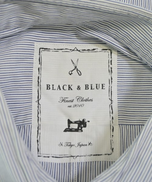 BLACK&BLUE（ブラックアンドブルー）カジュアルシャツ 紺 サイズ:2(M位) メンズ/2200627521508