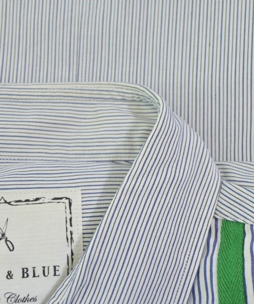 BLACK&BLUE（ブラックアンドブルー）カジュアルシャツ 紺 サイズ:2(M位) メンズ/2200627521508