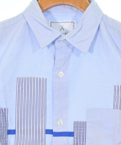 BLACK&BLUE（ブラックアンドブルー）カジュアルシャツ 青 サイズ:2(M位) メンズ/2200627521515