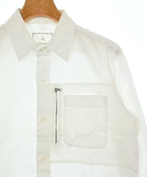 BLACK&BLUE（ブラックアンドブルー）カジュアルシャツ 白 サイズ:2(M位) メンズ/2200612077171