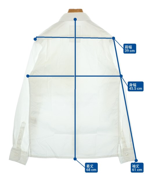 BLACK&BLUE（ブラックアンドブルー）カジュアルシャツ 白 サイズ:2(M位) メンズ/2200612077171