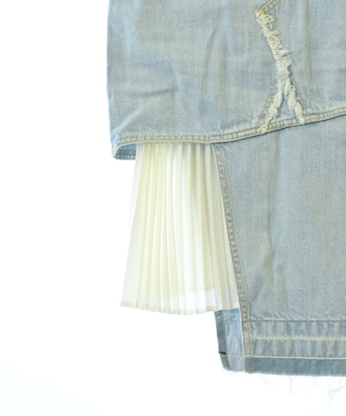 YASUTOSHI EZUMI（ヤストシエズミ）ひざ丈スカート 青 サイズ:M レディース/2200594576495