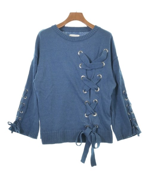 YASUTOSHI EZUMI(ヤストシエズミ)ニット・セーター 青 サイズ:M/2200645270037