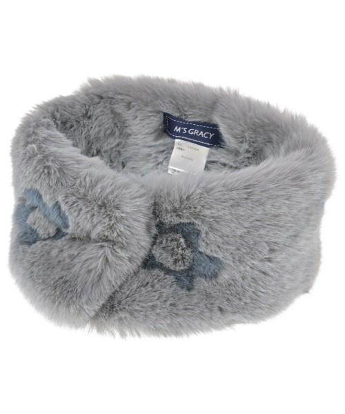M'S GRACY(エムズグレイシー)マフラー グレー サイズ:-/2200637795050