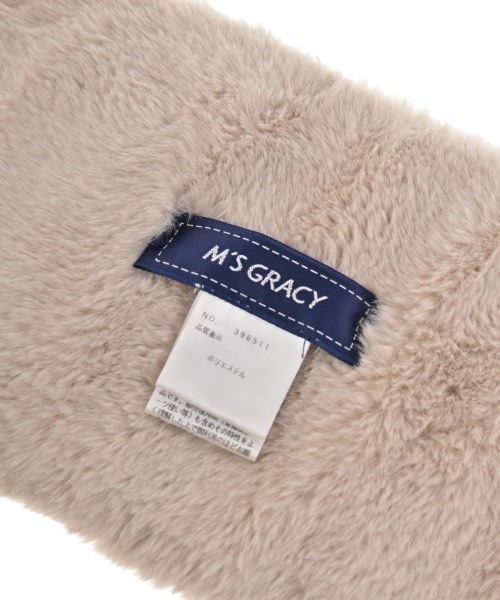 M'S GRACY（エムズグレイシー）マフラー ベージュ サイズ:- レディース/2200670078066