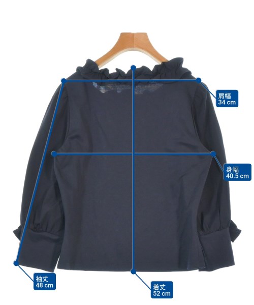 M'S GRACY（エムズグレイシー）ブラウス 紺 サイズ:38(M位) レディース/2200670101177