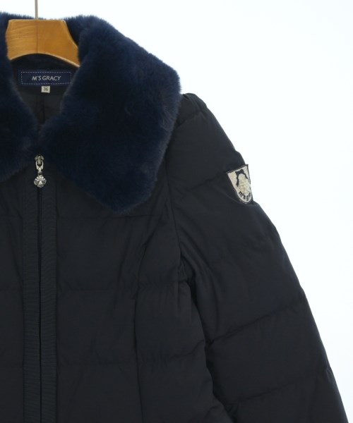 M'S GRACY（エムズグレイシー）ダウンジャケット/ダウンベスト 紺 サイズ:36(S位) レディース/2200648111016