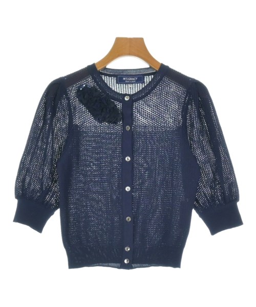 M'S GRACY(エムズグレイシー)カーディガン 紺 サイズ:38(M位)/2200652496031
