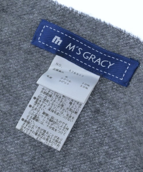 M'S GRACY（エムズグレイシー）マフラー グレー サイズ:- レディース/2200669151015