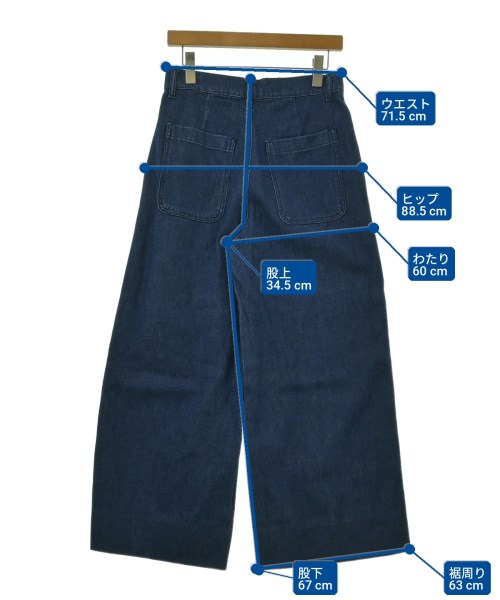 true nyc（トゥルーニューヨーク）デニムパンツ 青 サイズ:27(M位) レディース/2200686776215
