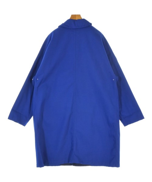 Yarmo（ヤーモ）ステンカラーコート 青 サイズ:42(L位) メンズ/2200673644015