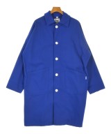 Yarmo（ヤーモ）ステンカラーコート 青 サイズ:42(L位) メンズ/2200673644015