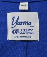 Yarmo（ヤーモ）ステンカラーコート 青 サイズ:42(L位) メンズ/2200673644015