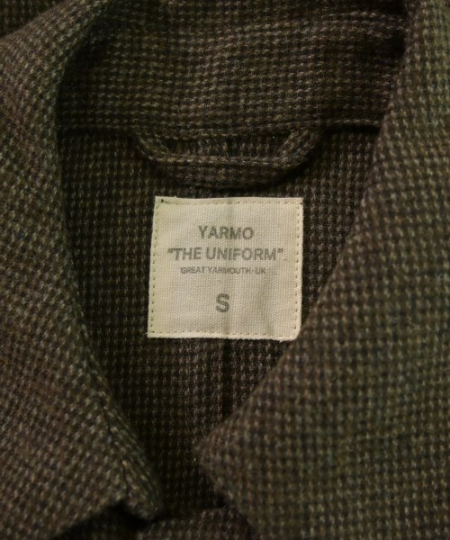 Yarmo（ヤーモ）ステンカラーコート 茶 サイズ:S メンズ/2200647224090