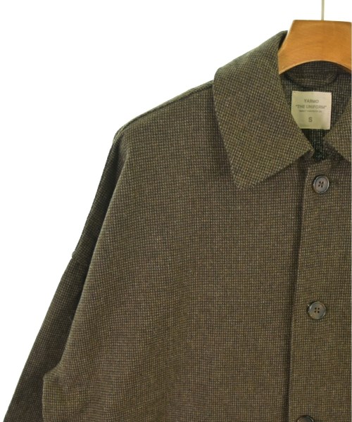 Yarmo（ヤーモ）ステンカラーコート 茶 サイズ:S メンズ/2200647224090